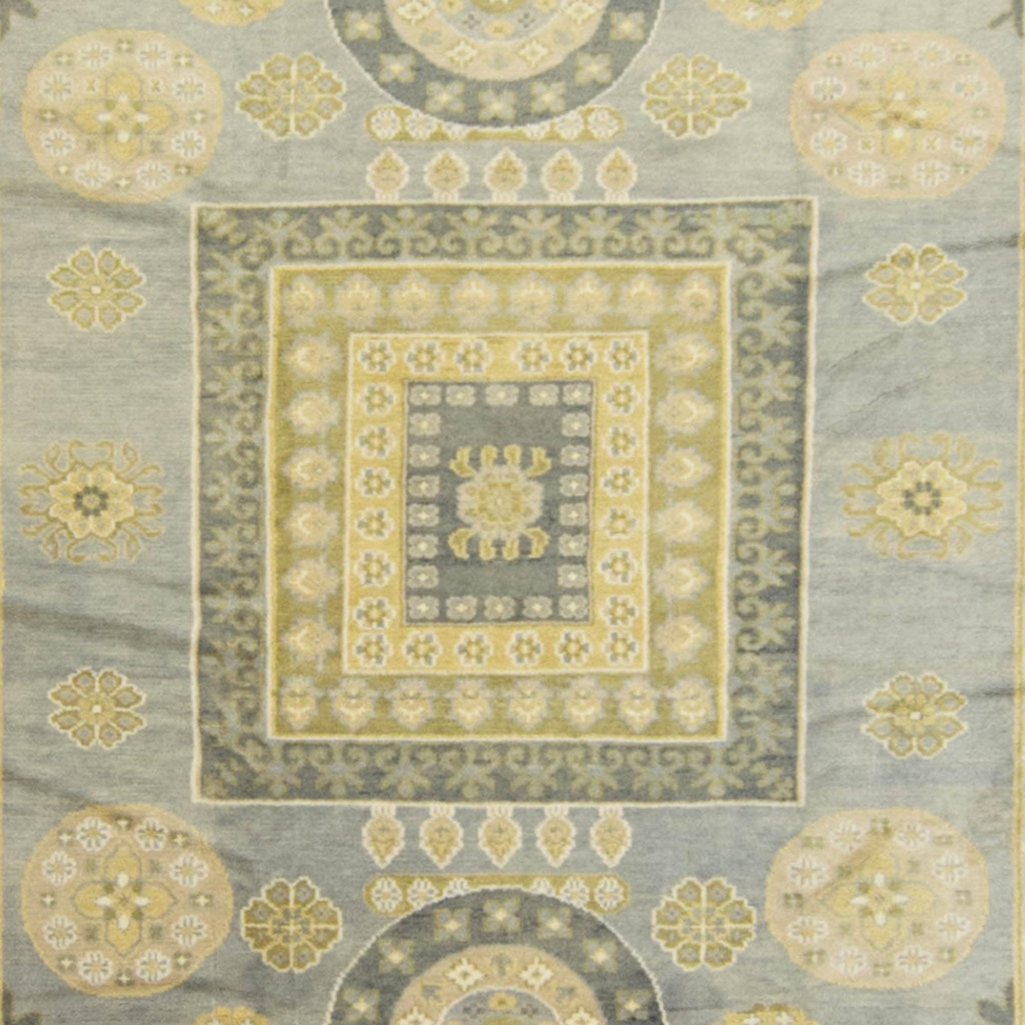 Hand-knotted Wool Kothan Rug 242cm x 290cm