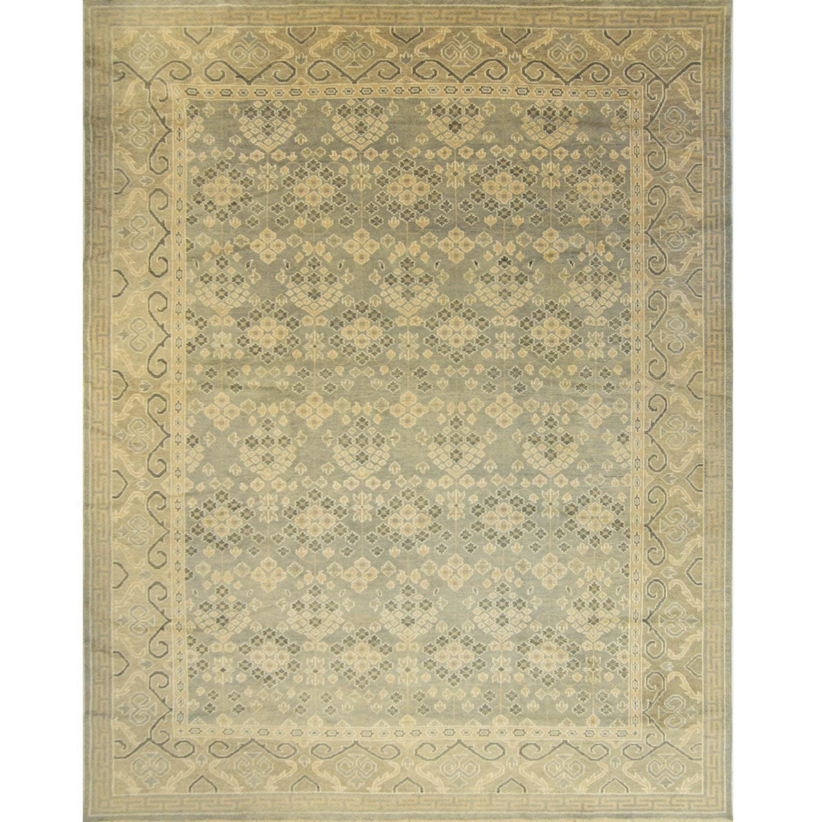Fine Hand-knotted Contemporary Wool Kothan Rug 307cm x 402cm