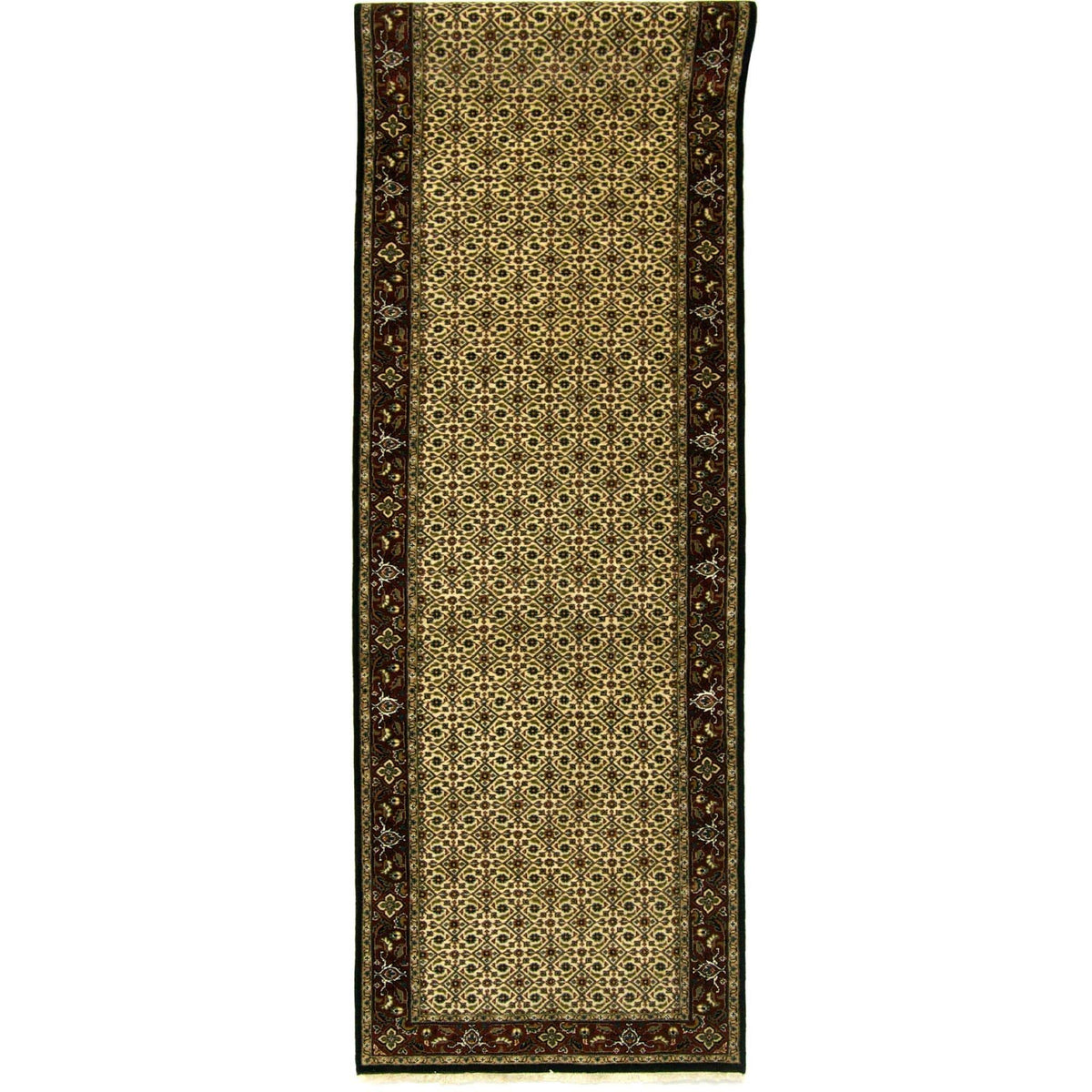 Fine Hand-knotted Wool Persian Maud Runner 79cm x 331cm