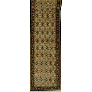 Fine Hand-knotted Traditional Wool Runner 80cm x 3.81cm