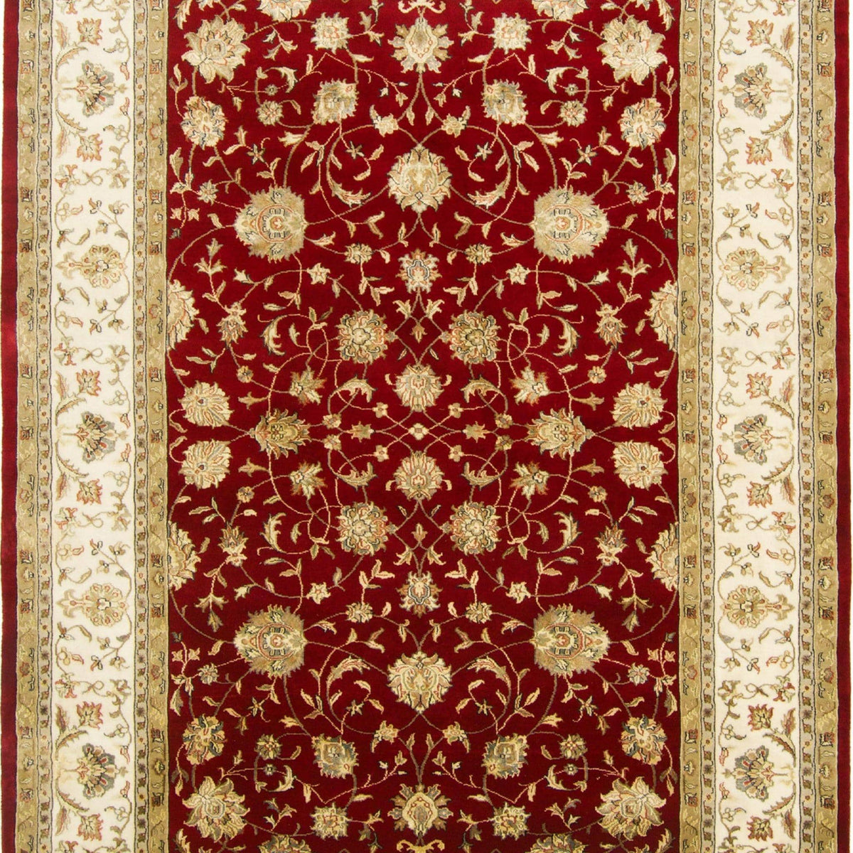 Fine Wool &amp; Silk Hand-knotted Kashan Rug 196cm x 3.01cm