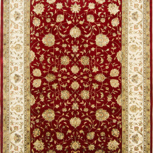 Fine Wool & Silk Hand-knotted Kashan Rug 196cm x 3.01cm