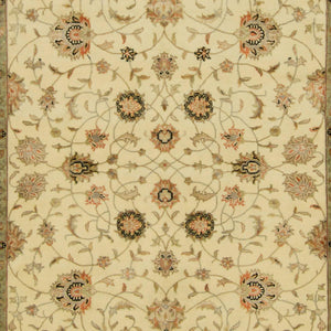 Fine Hand-knotted Wool & Silk Kashan Rug 199cm x 301cm
