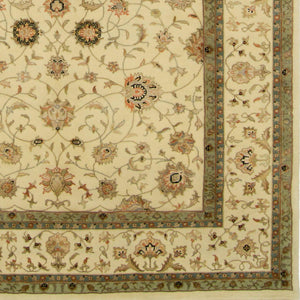 Fine Hand-knotted Wool & Silk Kashan Rug 199cm x 301cm