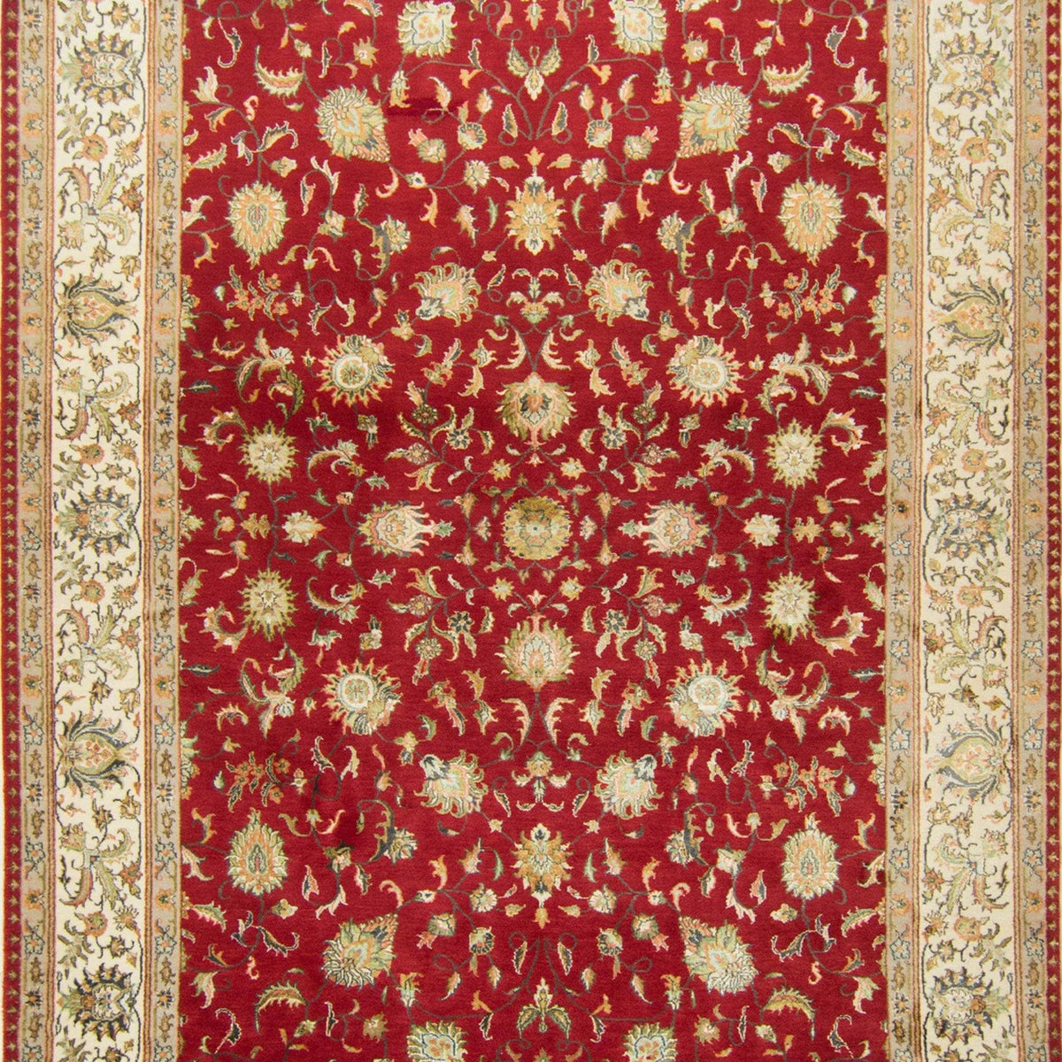 Fine Hand-knotted Wool &amp; Silk Nain Rug 200cm x 300cm