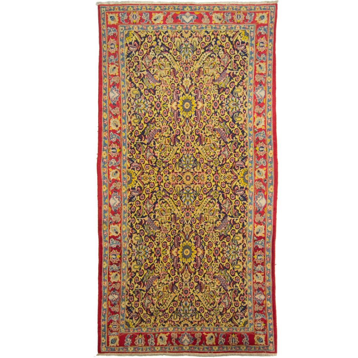 Authentic Hand-knotted Wool Persian Viss Rug 154cm x 305cm