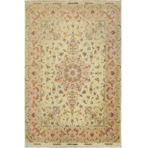 Super Fine Hand-knotted Wool and Silk Persian Rug 251 cm x 356 cm