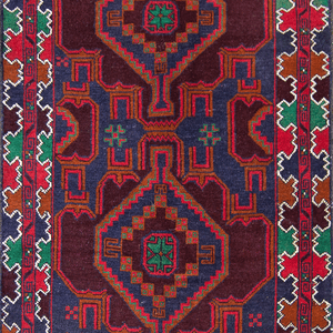 Fine Hand-knotted 100% Wool Small Rug 84cm x 138cm