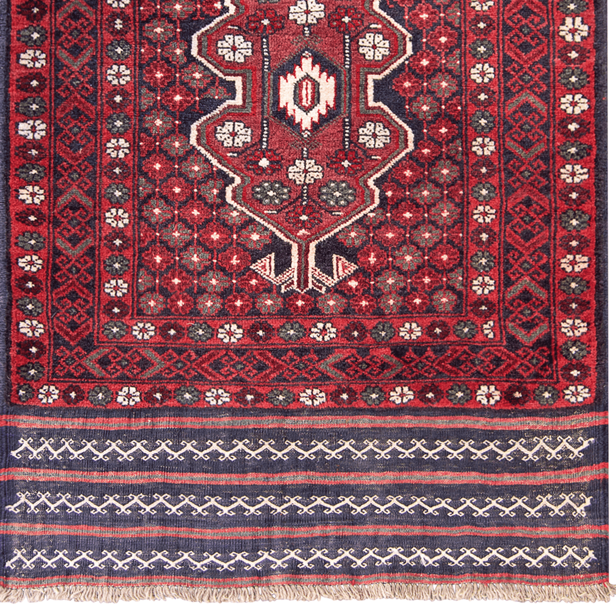 Fine Hand-knotted 100% Wool Small Rug 82cm x 152cm