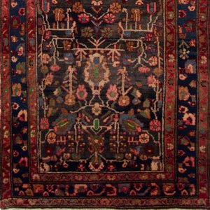 Authentic Hand-knotted Wool Vintage Persian Kolyai Runner 114cm x 295cm