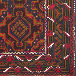 Super Fine Hand-knotted Persian Baluchi Rug 120cm x 203cm