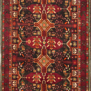 Fine Hand-knotted Persian Wool Baluchi Rug 100cm x 195cm