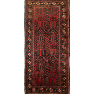 Fine Hand-knotted Persian Wool Baluchi | 21004