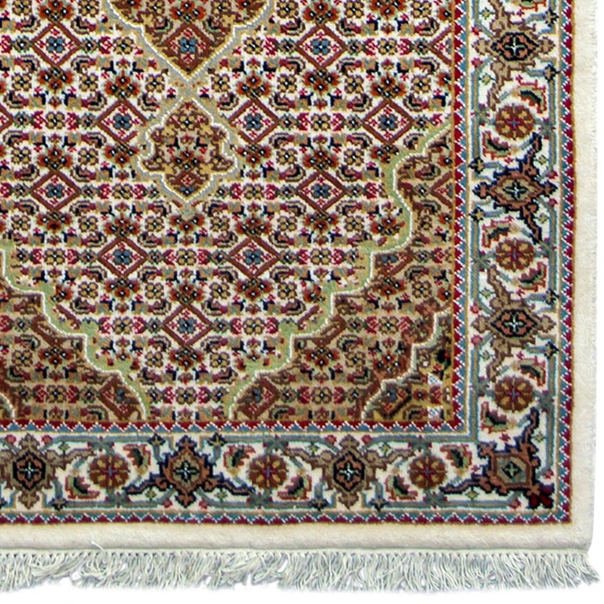 Fine Handmade Wool &amp; Silk Traditional Hallway Runner 82cm x 308cm