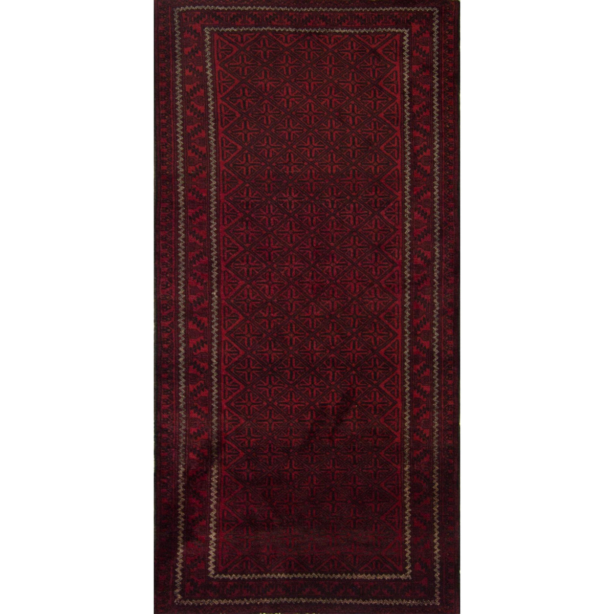 Persian Baluchi Rug 118cm x 246cm