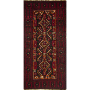 Persian Baluchi Rug 100cm x 210cm