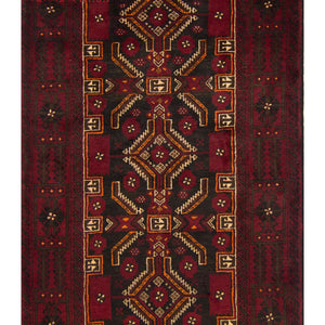 Persian Baluchi Rug 100cm x 210cm