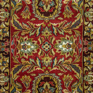 Fine Hand-knotted Floral Design Small Rug 67cm x 100cm