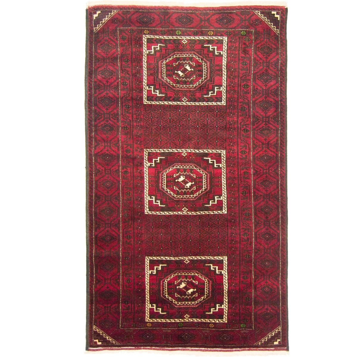 Super Fine Persian Baluchi Rug 137cm x 258cm