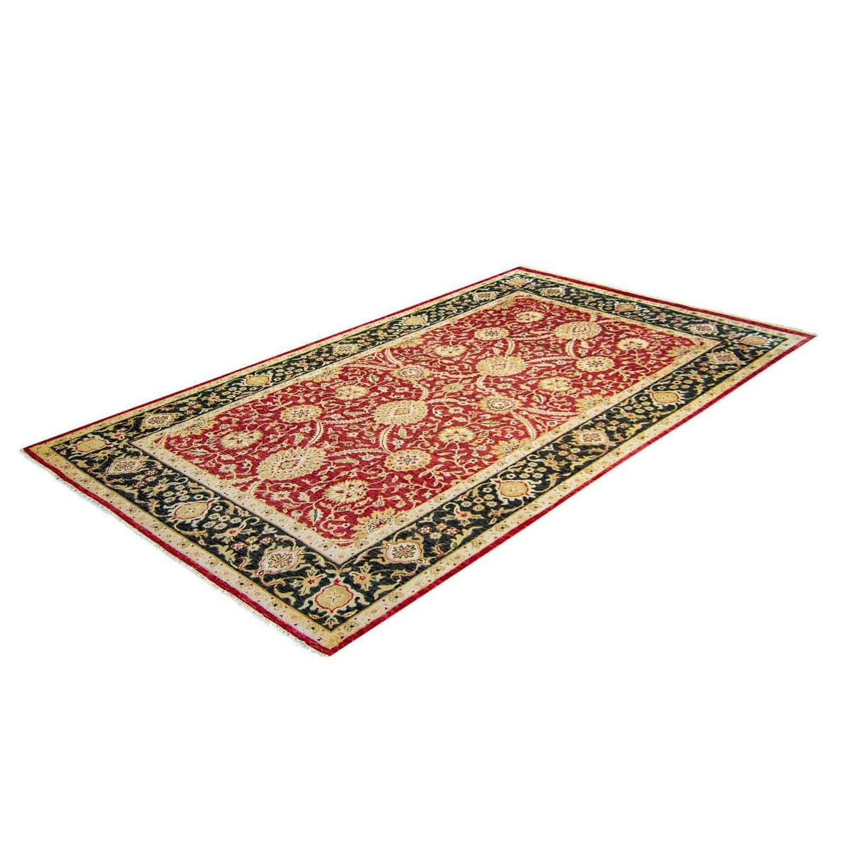 Fine Traditional Hand-knotted Wool Rug 183cm x 274cm