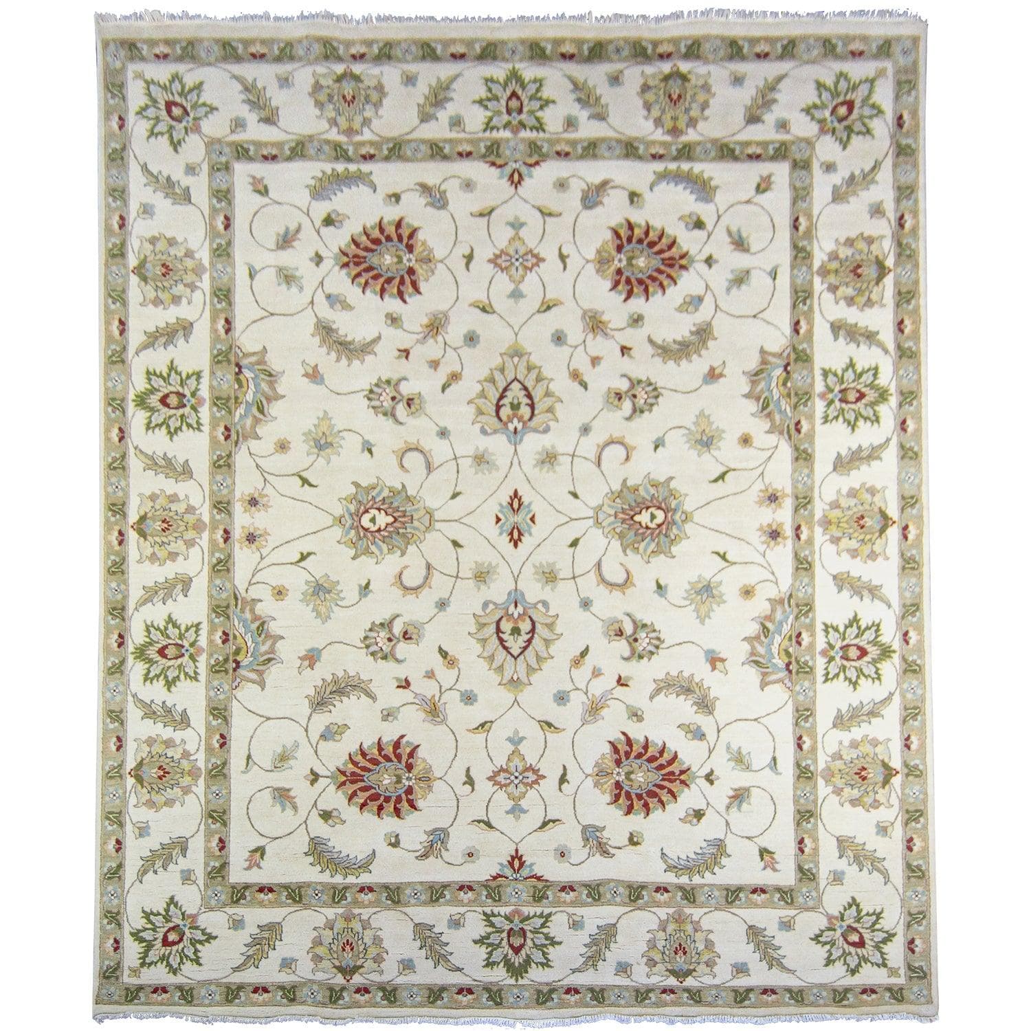 Fine Hand-knotted Wool Traditional Rug 247cm x 316cm