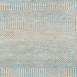 Modern NZ Wool Soft Blue Runner 75cm x 251cm