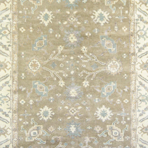 Modern Handmade Oushak Wool Rug 183cm x 269