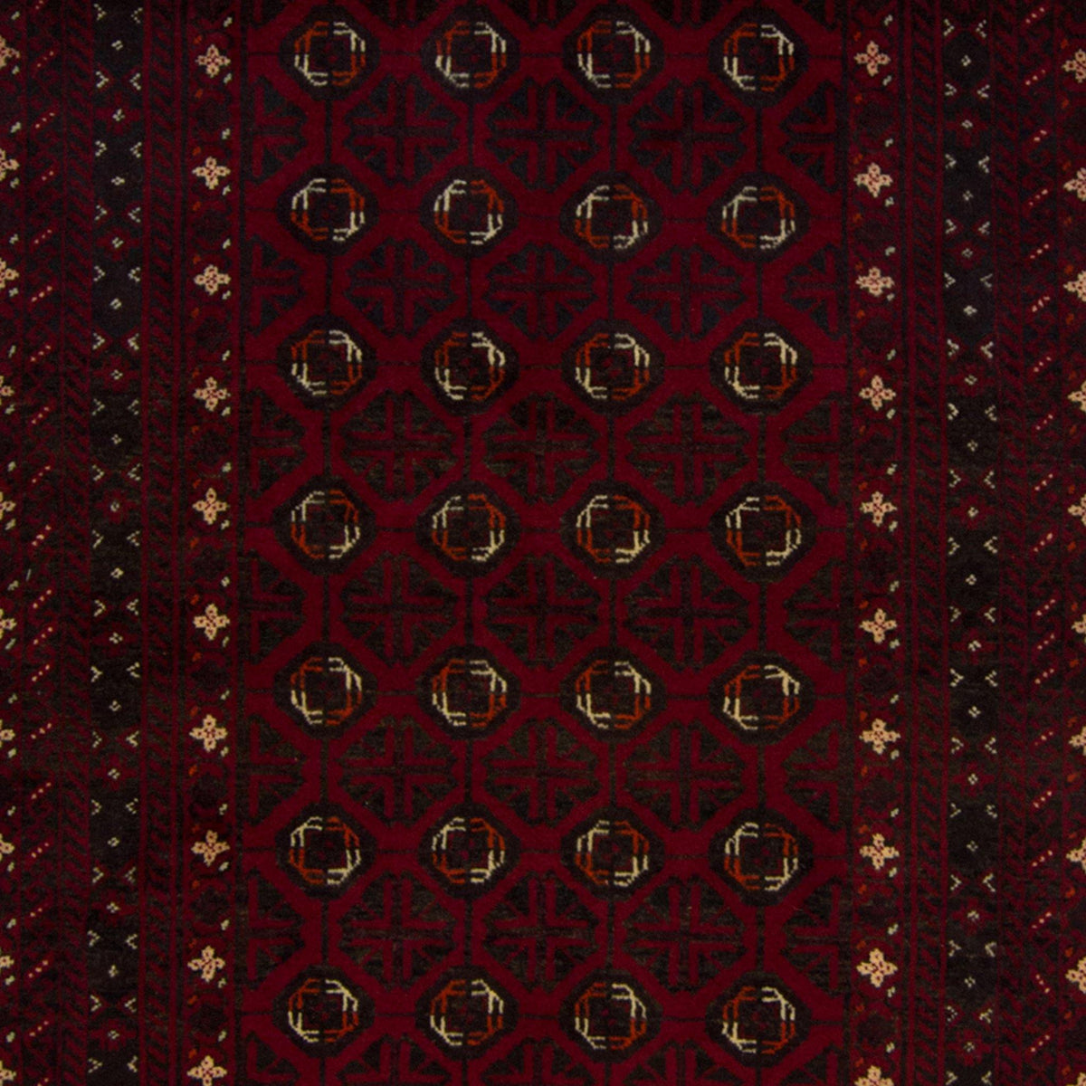 Fine Hand-knotted Persian Wool Baluchi Rug 105cm x 204cm