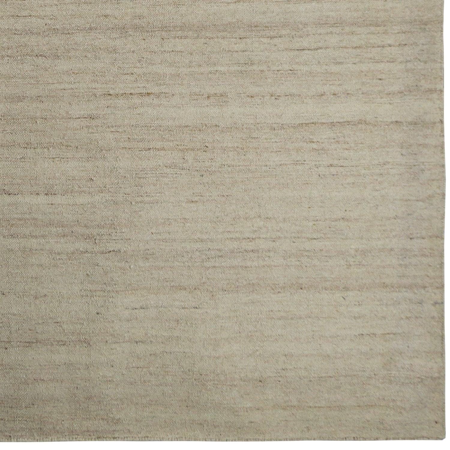 Fine Handmade Flat-weave Natural Wool Rug 167cm x 232cm-