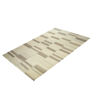 Handmade Wool Neutral Kilim Rug 159cm x 248cm