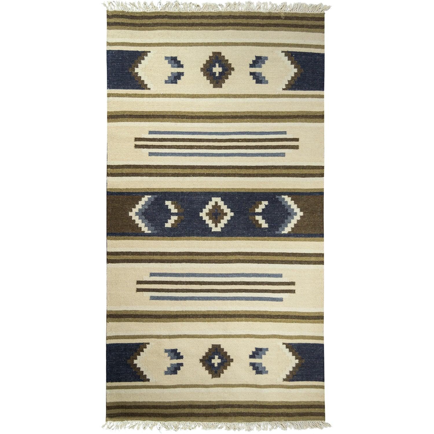 Fine Handmade Wool Kilim Rug 158cm x 244cm