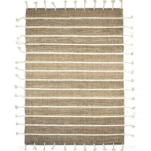 Modern Handmade Wool & Jute Rug 159cm x 244cm