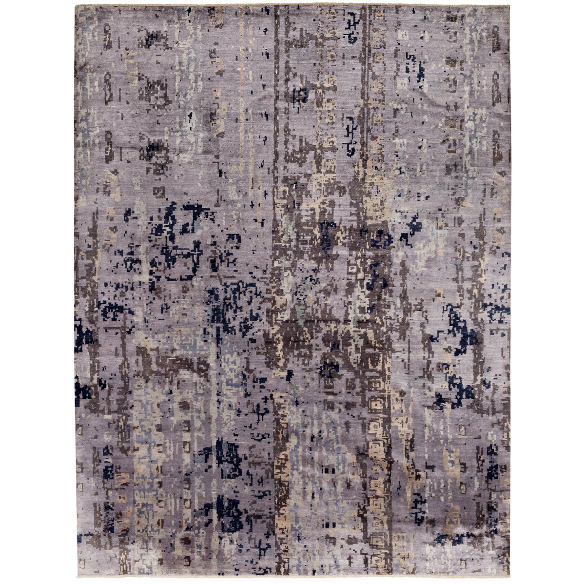 Handmade Modern Wool &amp; Silk Rug 285cm x 364cm