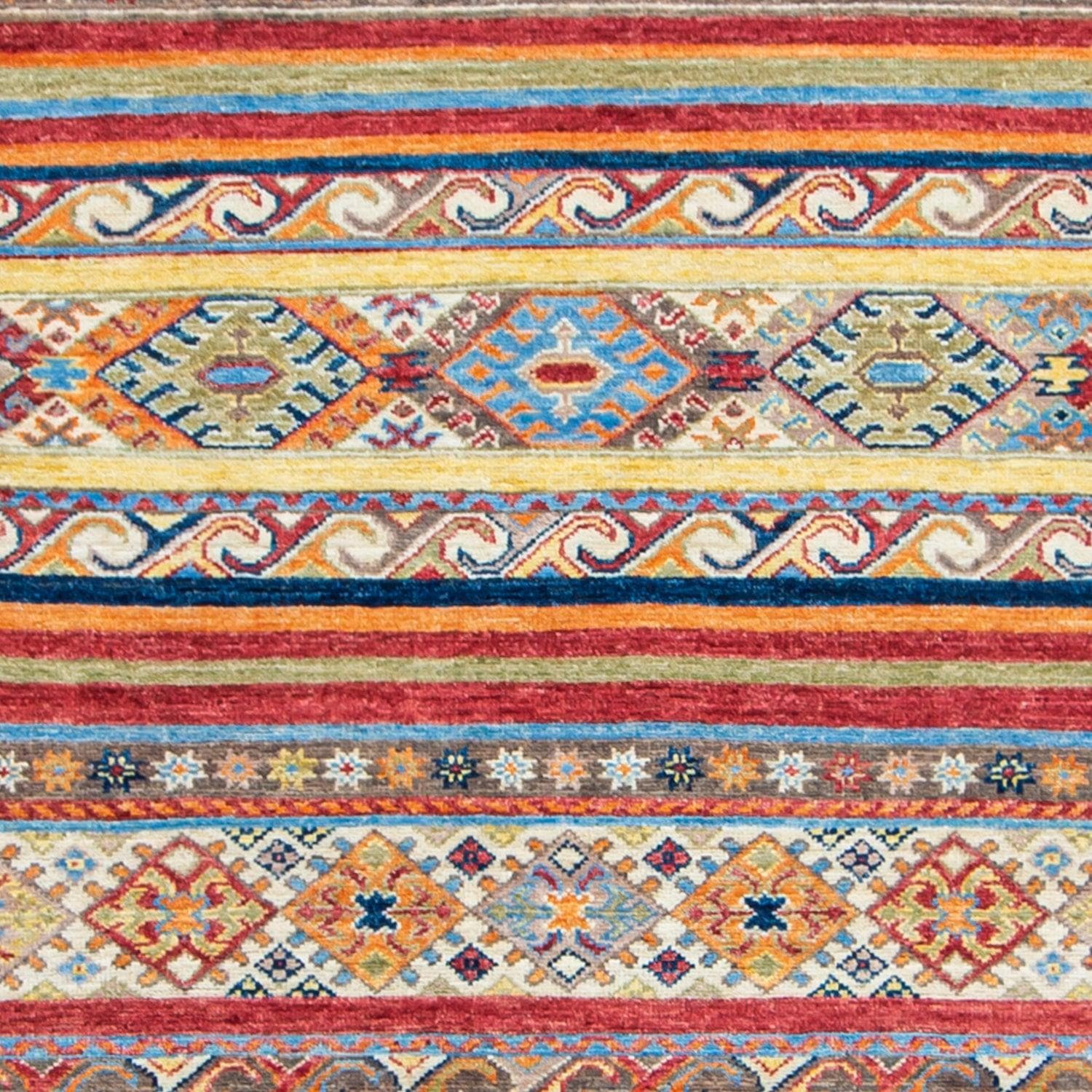 Fine Hand-knotted Wool Tribal Runner 82cm x 992cm