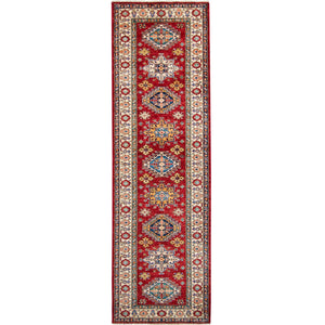 Fine Hand-knotted Wool Traditional Hallway Runner 80cm x 295cm