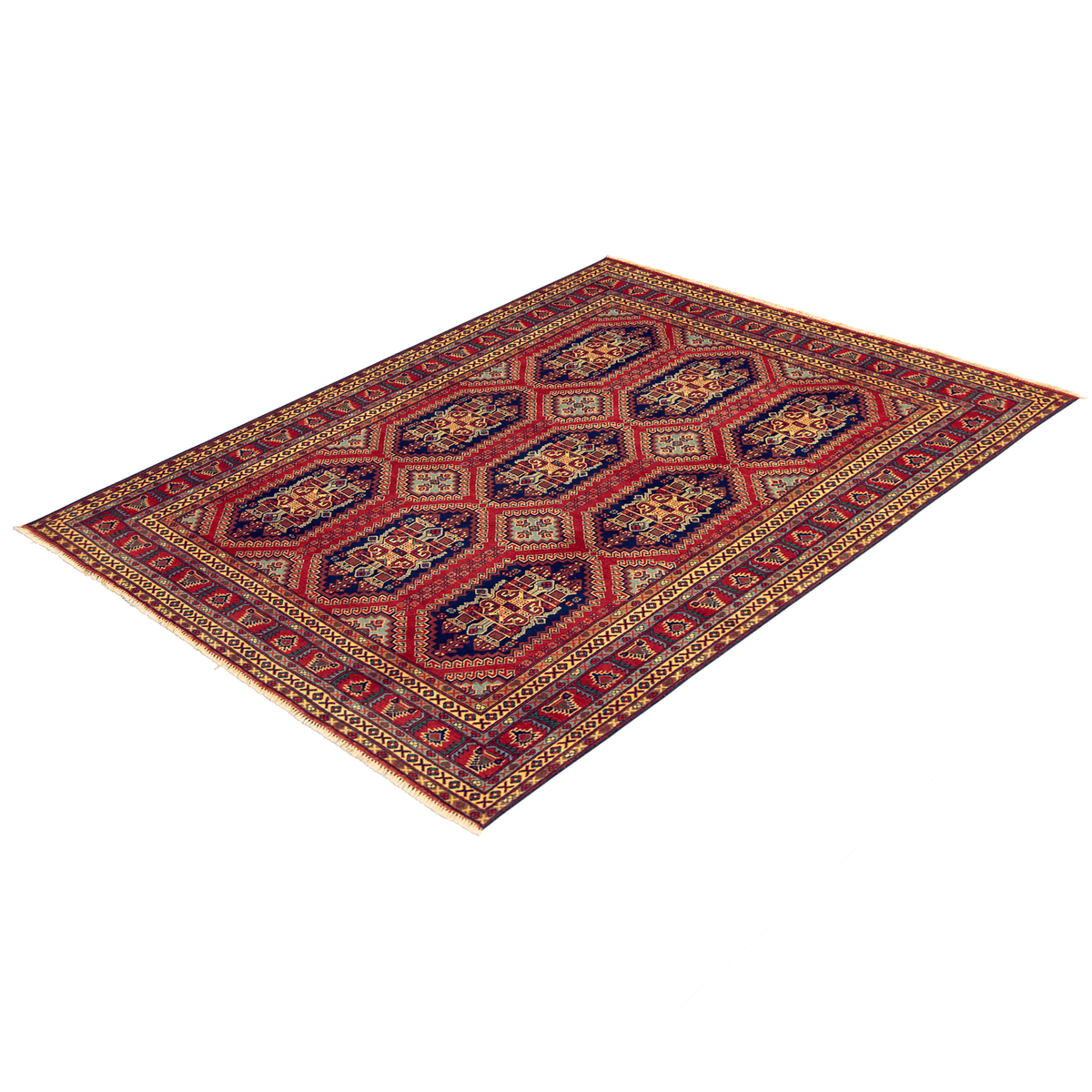 Super Fine Hand-knotted Tribal Wool Rug 195cm x 297cm