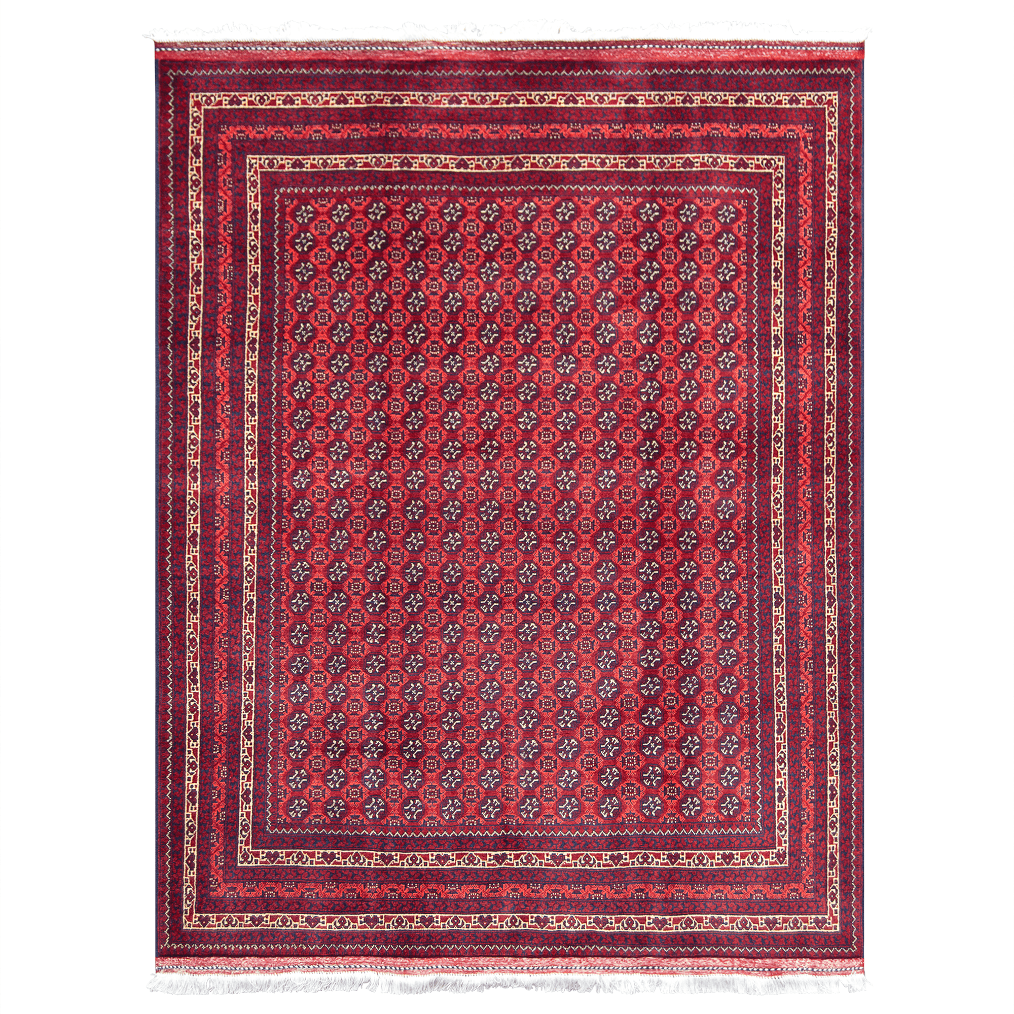 Super Fine Hand-knotted Wool Turkmen Rug 150cm x 195cm