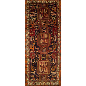 Fine Hand-knotted Persian Runner 127cm x 305cm