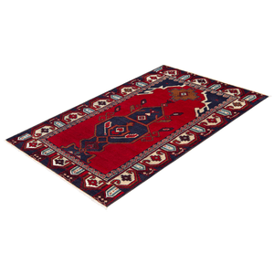 Hand-knotted 100% Wool Baluchi Small Rug 86cm x 146cm