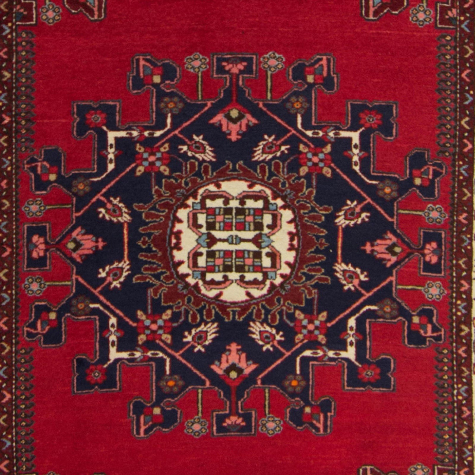 Authentic Hand-knotted Wool Persian Tafresh Rug 140cm x 207cm