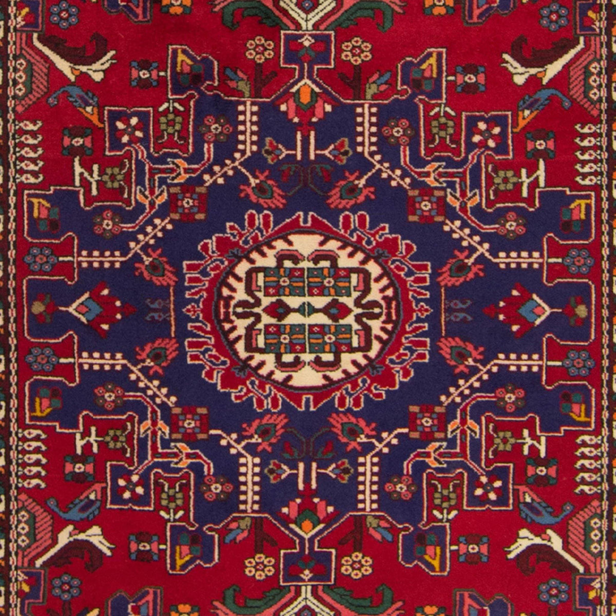 Authentic Hand-knotted Wool Persian Tafresh Rug 137cm x 202cm