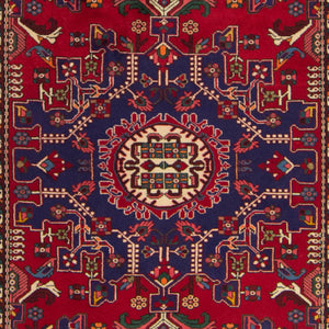 Authentic Hand-knotted Wool Persian Tafresh Rug 137cm x 202cm