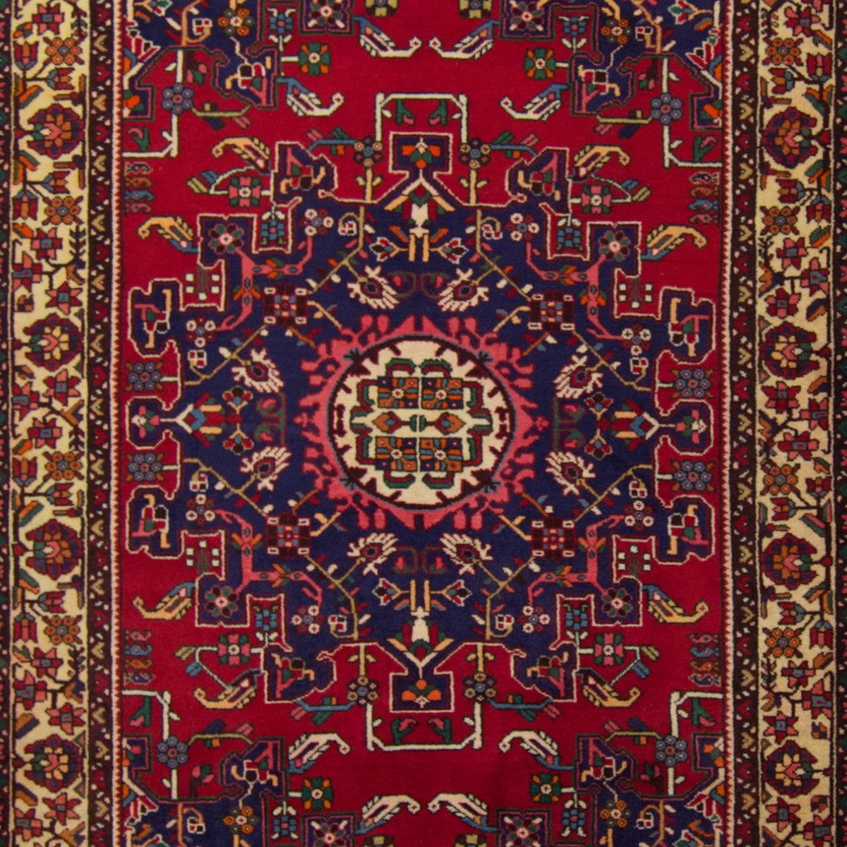 Authentic Hand-knotted Wool Persian Tafresh Rug 140cm x 204cm