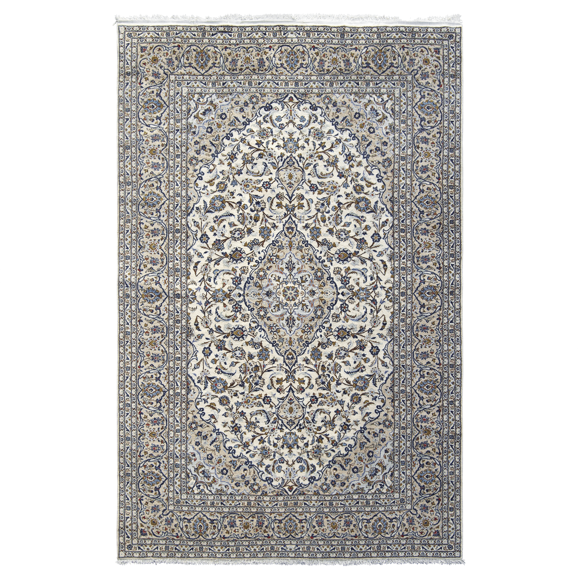 Wool Kashan Persian Rug 243cm x 360cm