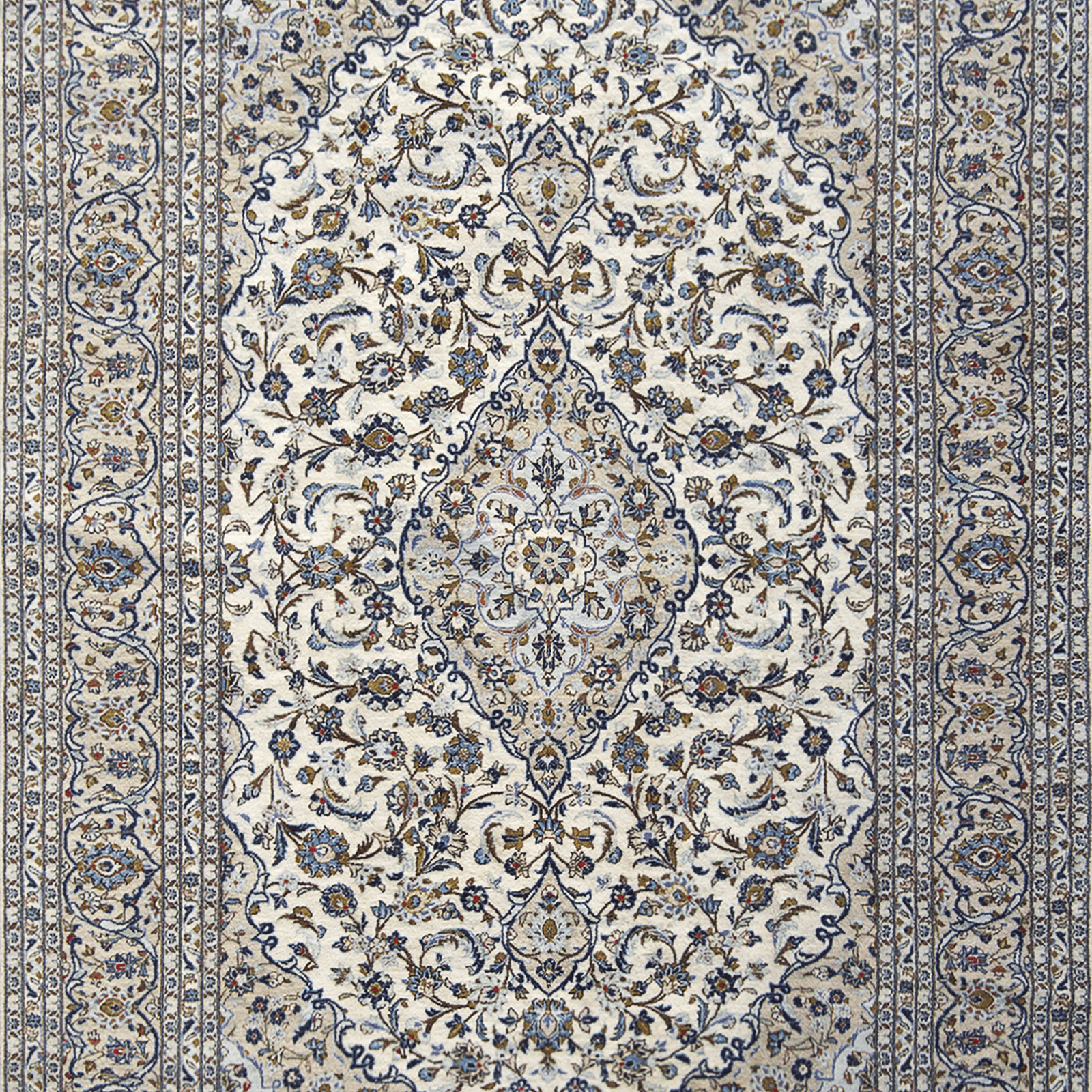 Wool Kashan Persian Rug 243cm x 360cm