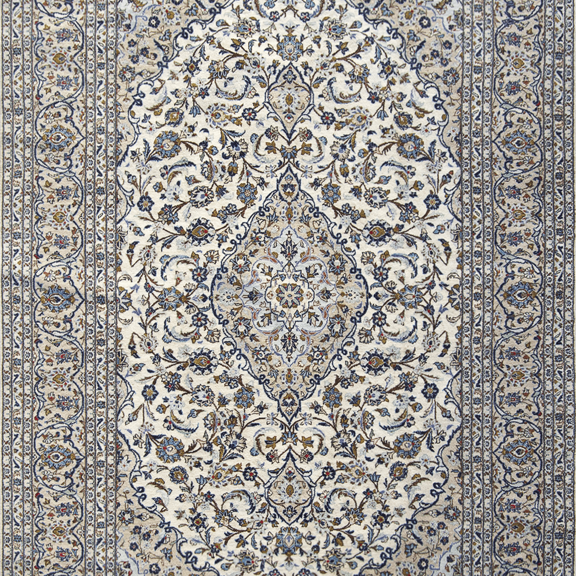 Wool Kashan Persian Rug 243cm x 360cm