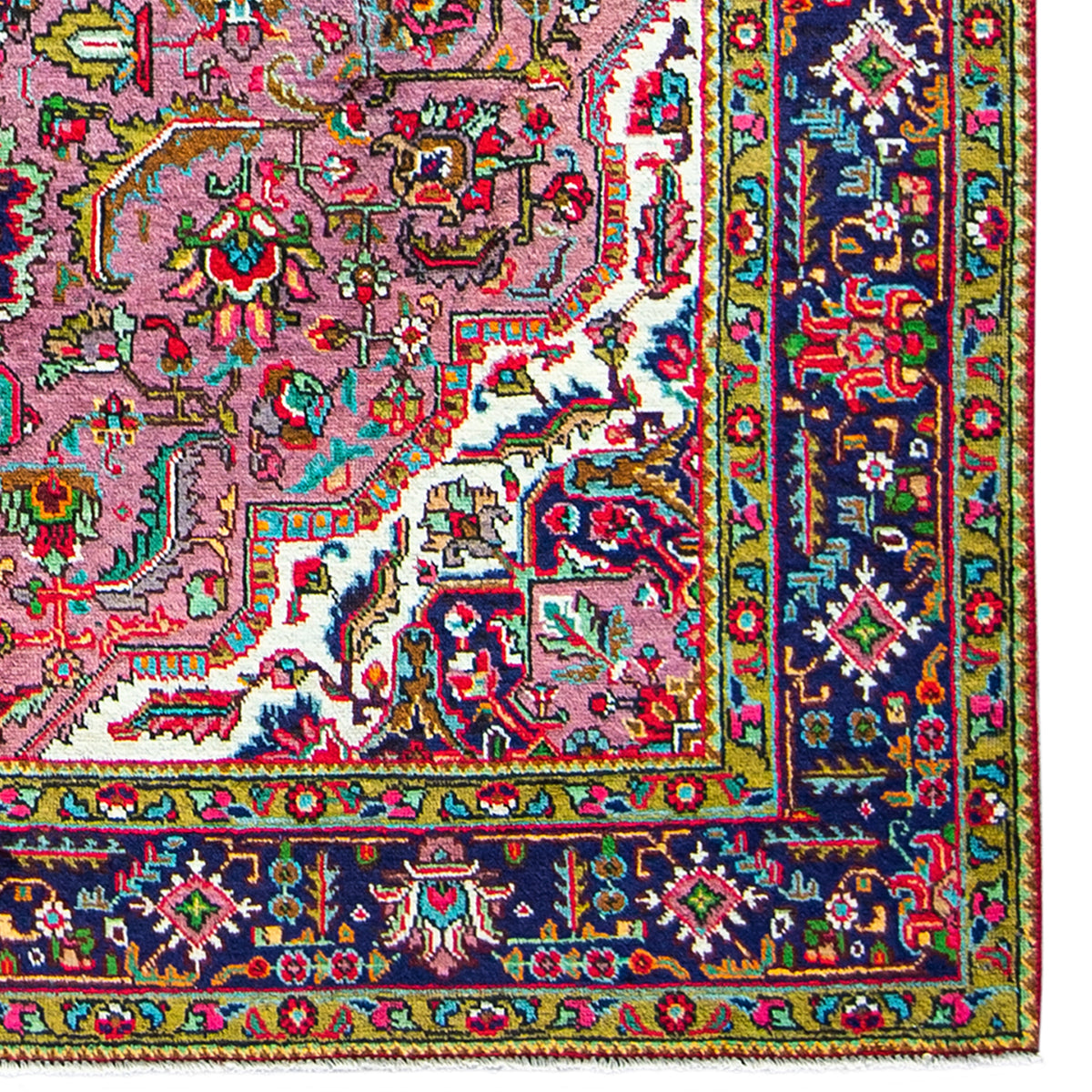 Hand-knotted Wool Persian Vintage Rug 210cm x 288cm