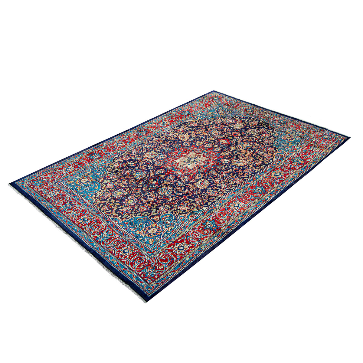Hand-knotted Wool Persian Rug 210cm x 345cm