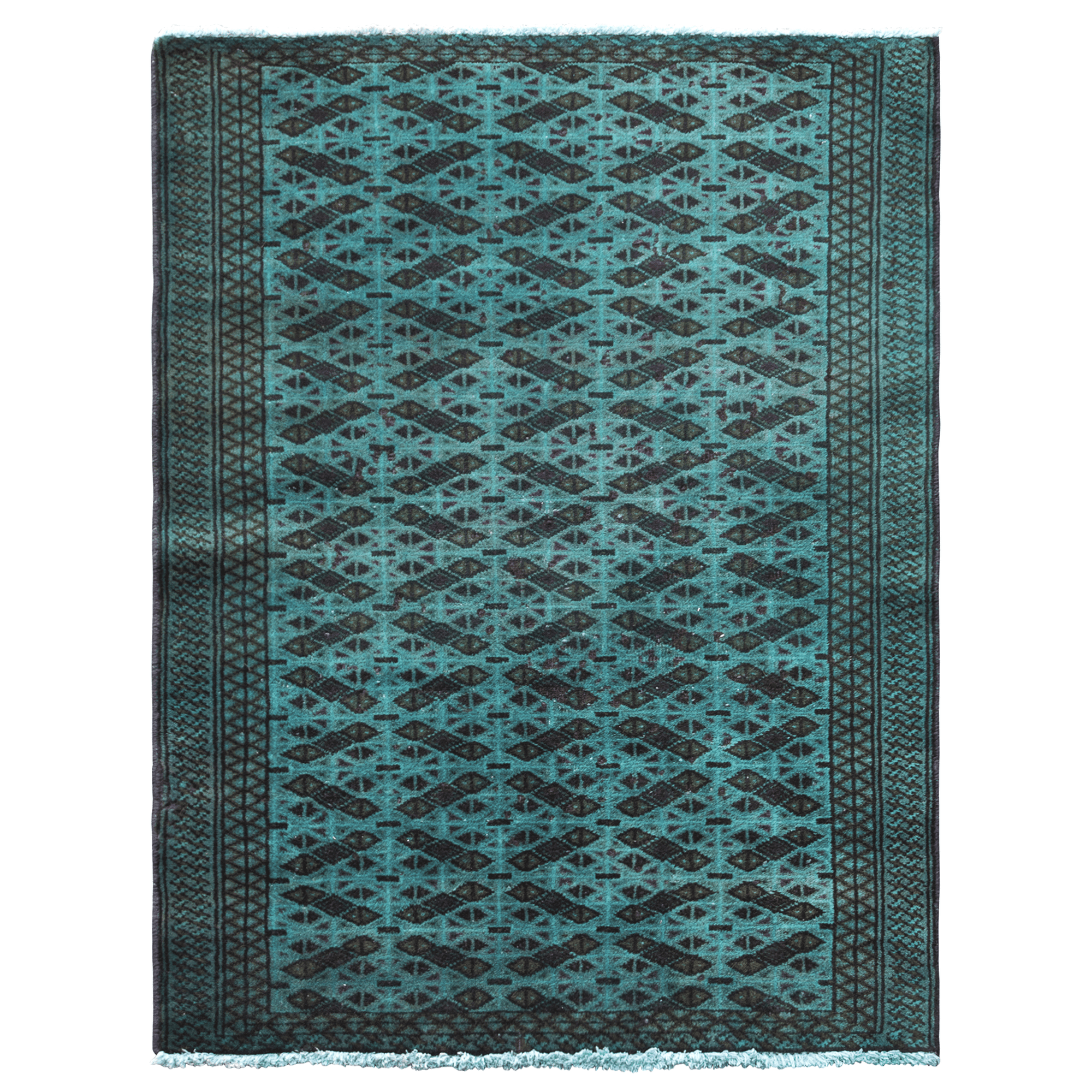 Hand-knotted Wool Over Dyed Rug 90cm x 130cm
