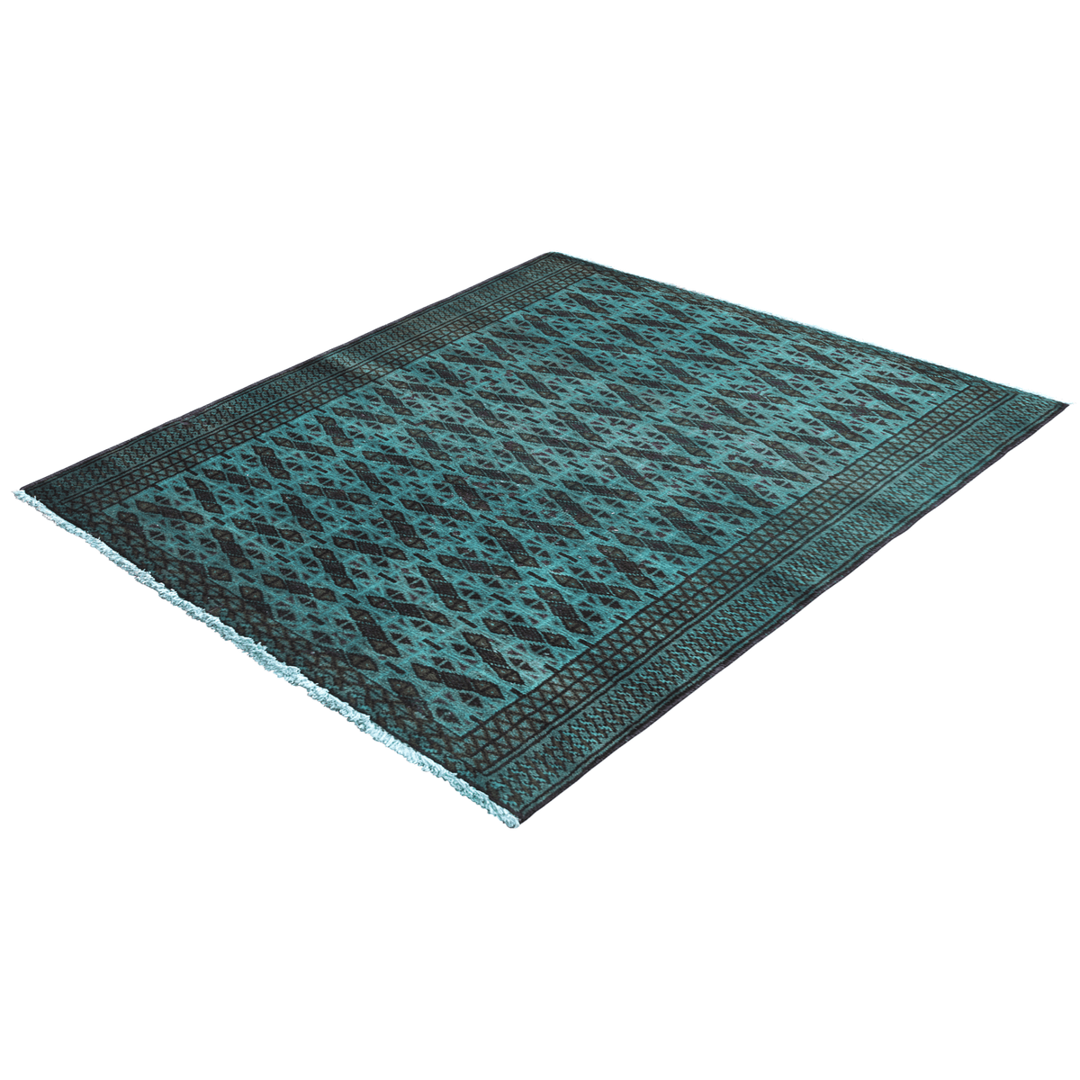 Hand-knotted Wool Over Dyed Rug 90cm x 130cm